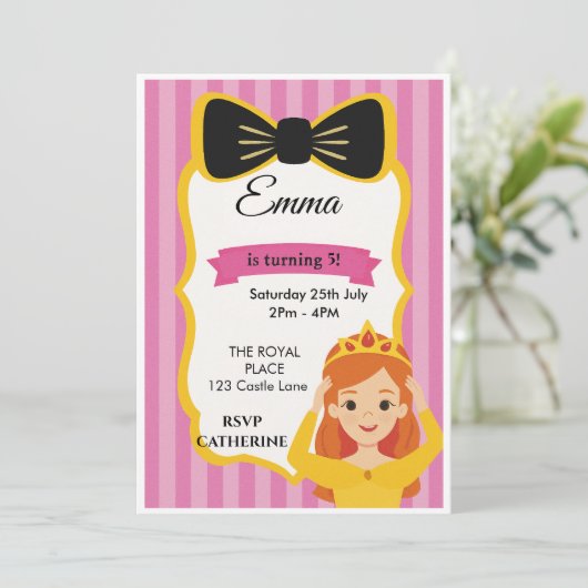 Verjaardag & Afstuderen Uitnodiging Kaarten | Aank (Staand voorkant)