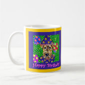 Verjaardag Airedale Koffiemok (Links)