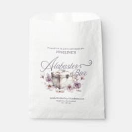 Verjaardag Alabaster Box Bedankzakje