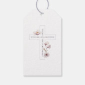 Verjaardag Alabaster Box Cadeaulabel (Achterkant)