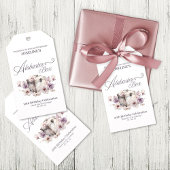 Verjaardag Alabaster Box Cadeaulabel