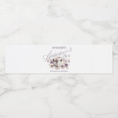 Verjaardag Alabaster Box Waterfles Etiket (Enkel label)