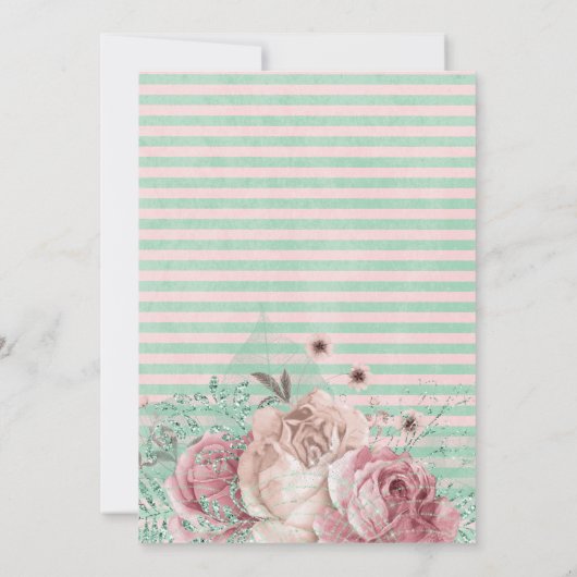 Verjaardag Alice in Wonderland Chalkboard Kaart (Achterkant)