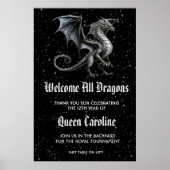Verjaardag Alle Draken Roepen Poster (Voorkant)