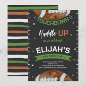 Verjaardag Amerikaans Football Kaart (Voorkant / Achterkant)