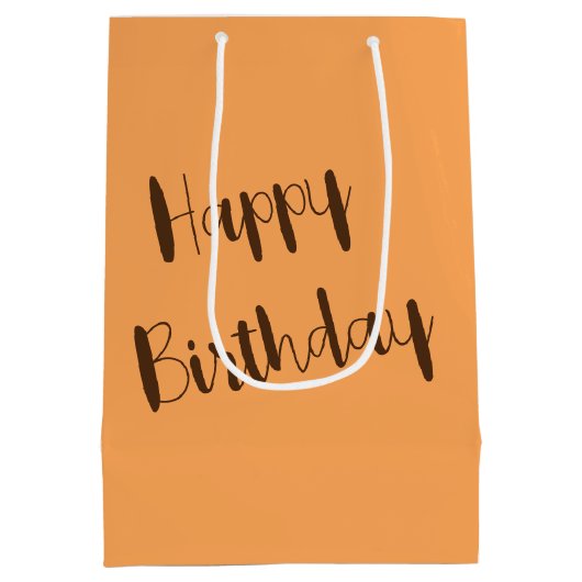 Verjaardag Ananas met zonnebril op het strand Medium Cadeauzakje (Achterkant)