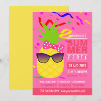 Verjaardag ananas zomer