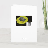 Verjaardag Antiek Leather Powder Flask Kaart (Achterkant)