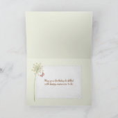 Verjaardag Antiek Tea Cup Kaart (Binnen)