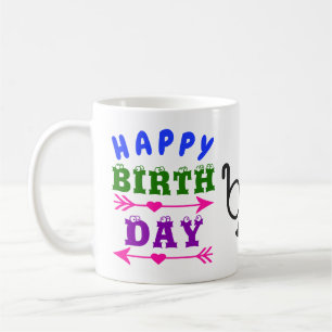 Verjaardag April Fool's Day Fools Mustache & Bril Koffiemok