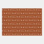 Verjaardag Aquarel Bloemige Inpakpapier Vellen (Voorkant 3)