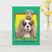 Verjaardag Arrogante Cupcake - - Blenheim Kaart (Gele Bloem)