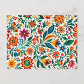 Verjaardag Ascavenger Hunt Spel kinder Fiesta Part Aankondigingskaart (Achterkant)