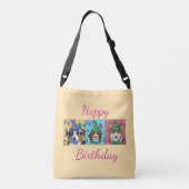 VERJAARDAG AUSTRALIAN SHEPHERD CROSSBODY TAS (Achterkant)