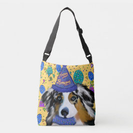 VERJAARDAG AUSTRALIAN SHEPHERD  CROSSBODY TAS