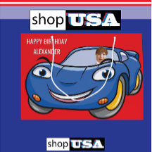 Verjaardag Auto Automobiel Grappige Cartoon Creati