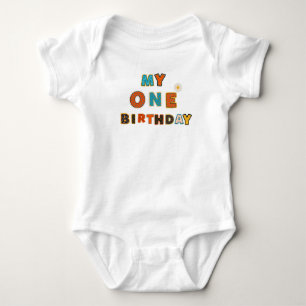 Verjaardag Baby Meisje Romper