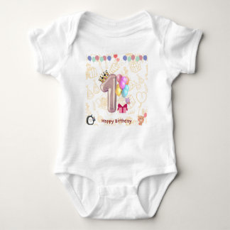 Verjaardag Baby Romper
