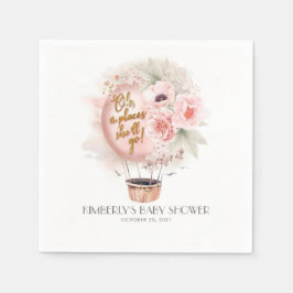 Verjaardag / Baby shower / Hete Luchtballon Bloeme Servet