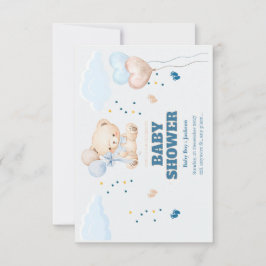 VERJAARDAG BABYSHOWER PERSONALISEER BEDANKKAART