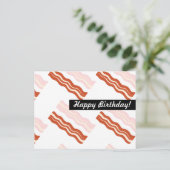 Verjaardag bacon Elke gelegenheid Persoonlijk Briefkaart (Staand voorkant)