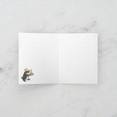 Verjaardag Badger Bike Tekening Blank Kaart (Binnen)