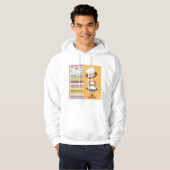 Verjaardag Bakchef met Taart Hoodie (Voorkant volledig)