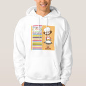 Verjaardag Bakchef met Taart Hoodie (Voorkant)