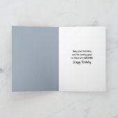 Verjaardag Bald Eagle op River Rock Kaart (Binnen)