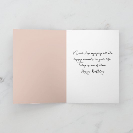 Verjaardag Ballerina danser in gitaar Kaart (Binnen)