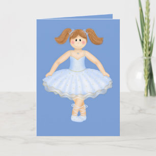 Verjaardag Ballerina Kaart