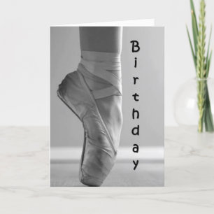 VERJAARDAG BALLET STIJL-DANS / GENIETEN KAART