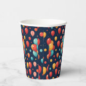 Verjaardag ballon ontwerp papieren bekers (Rechts)