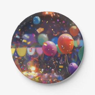 Verjaardag Ballon Paper Bowl Papieren Bordje