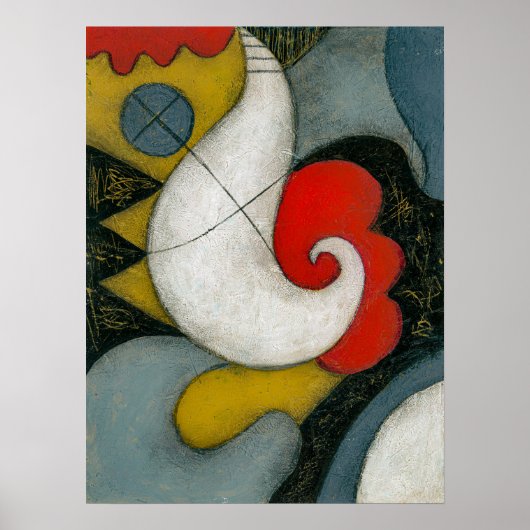 Verjaardag Ballon Poster Wall Art (Voorkant)