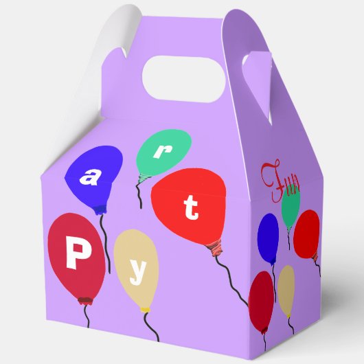 Verjaardag Ballonnen Groene Cupcake Bedankt Naam Bedankdoosjes (Voorkant)