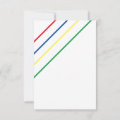 Verjaardag ballonnen met Augmented Reality AR Kaart (Achterkant)