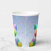 Verjaardag Ballonnen Papieren beker (Rechts)