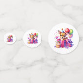 Verjaardag Bambi Tafelconfetti Confetti (Achterkanten)