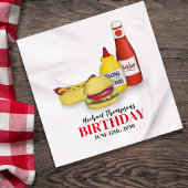 Verjaardag Barbeque Party BBQ Aangepaste Diner Servet