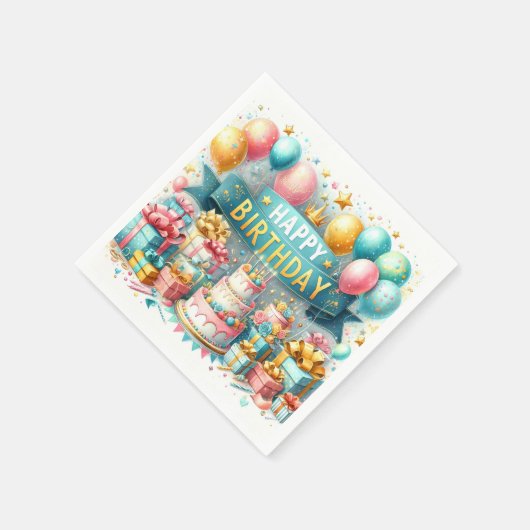 Verjaardag Bash Bliss Servet (Hoek)