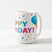 Verjaardag Bash: Confetti Edition Koffiemok (Voorkant rechts)
