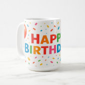Verjaardag Bash: Confetti Edition Koffiemok (Voorkant links)