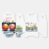 Verjaardag Bash: Hoops en Hype Bedankdoosjes (Ongevouwen)