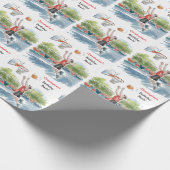 Verjaardag Bash: Hoops en Hype Cadeaupapier (Hoek)