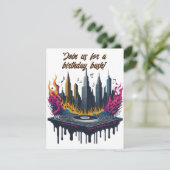 Verjaardag Bash! Kaart (Staand voorkant)