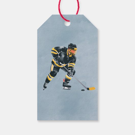 Verjaardag Bash on Ice Bedankt Cadeaulabel (Achterkant)