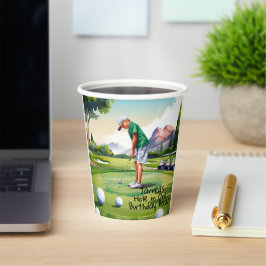 Verjaardag Bash op het groen Papieren Bekers