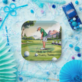 Verjaardag Bash op het groen Papieren Bordje (Feest)