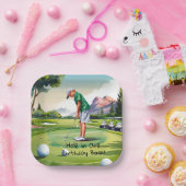 Verjaardag Bash op het groen Papieren Bordje (Feest)